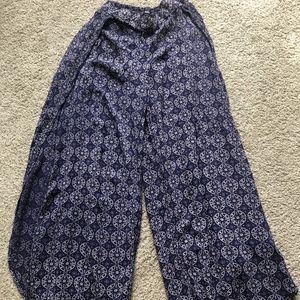 Boho Bottom size medium, blue and white